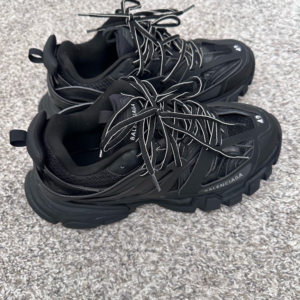 Balenciaga Black Athletic Shoes